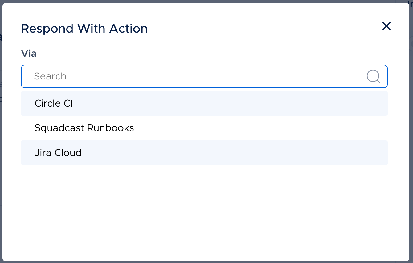 Select Jira cloud action to create a ticket in Jira