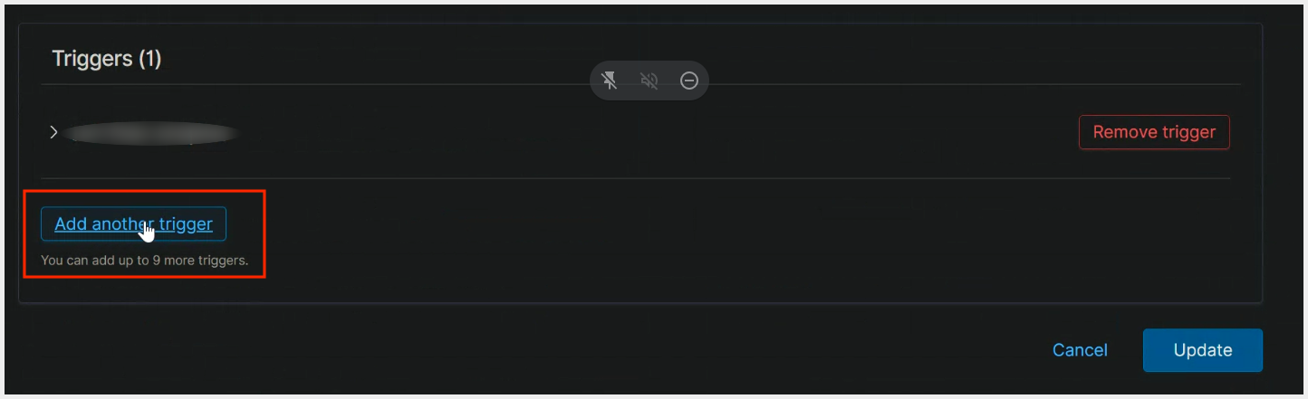 add trigger after creating monitor in amazon open search dashboard
