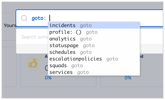 Squadcast search goto commands