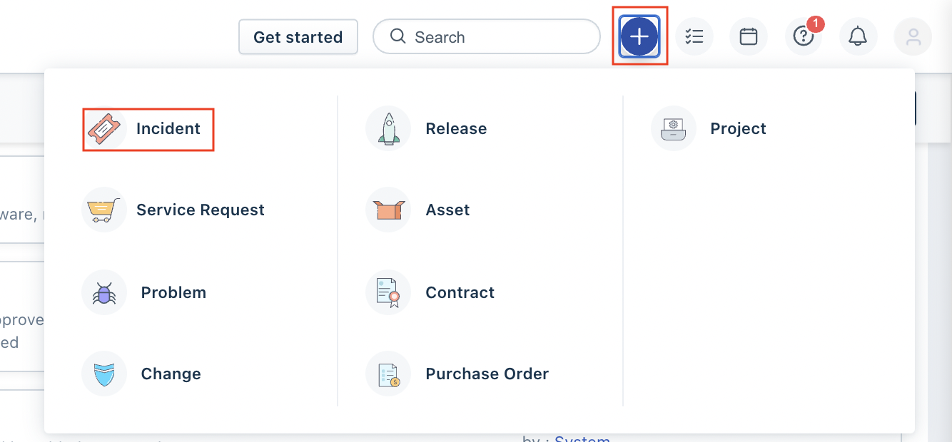 To create incidents for incident management