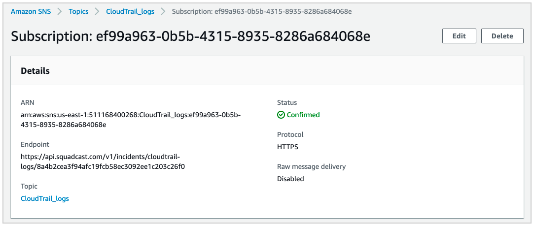 Verify Subscription Confirmation - AWS SNS: Refresh Subscription Status