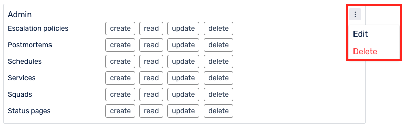 How to edit the roles in Squadcast