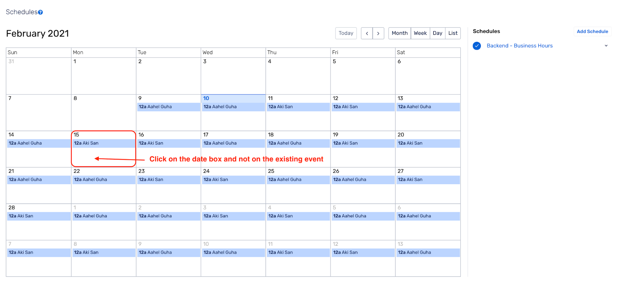 How to create on call override on call shift in squadcast