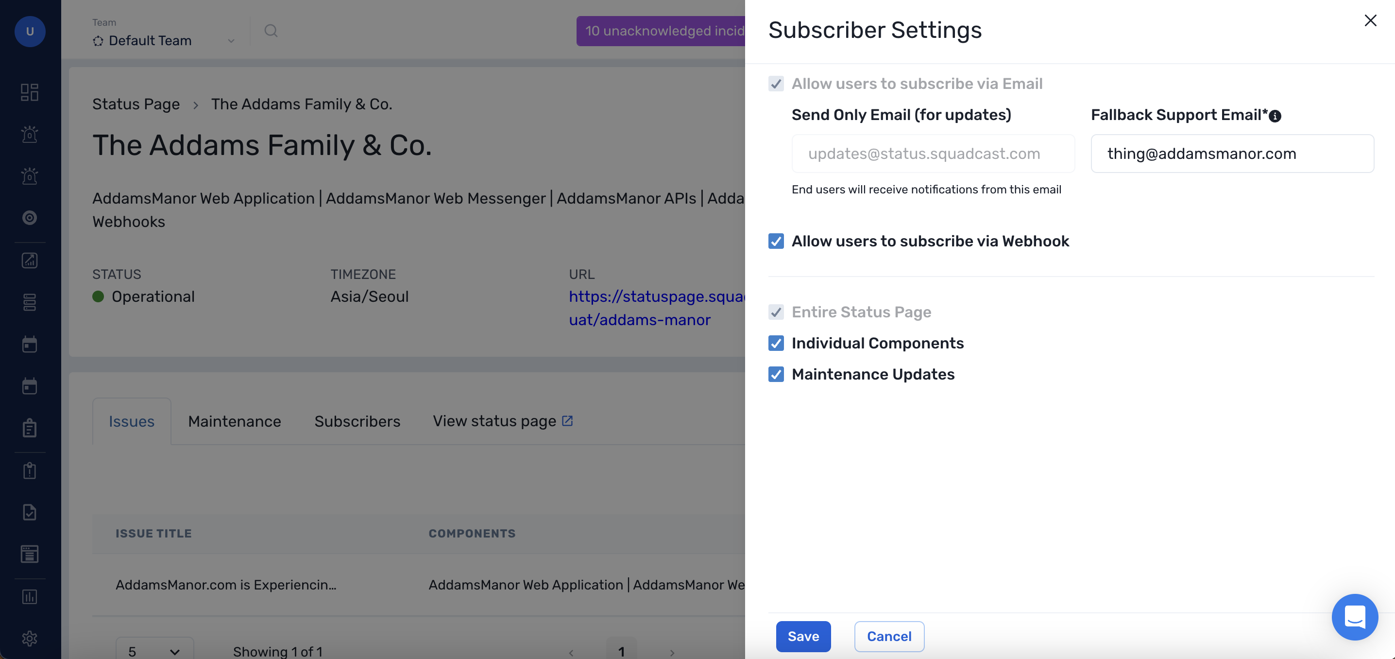 Customize your Subscriber Settings