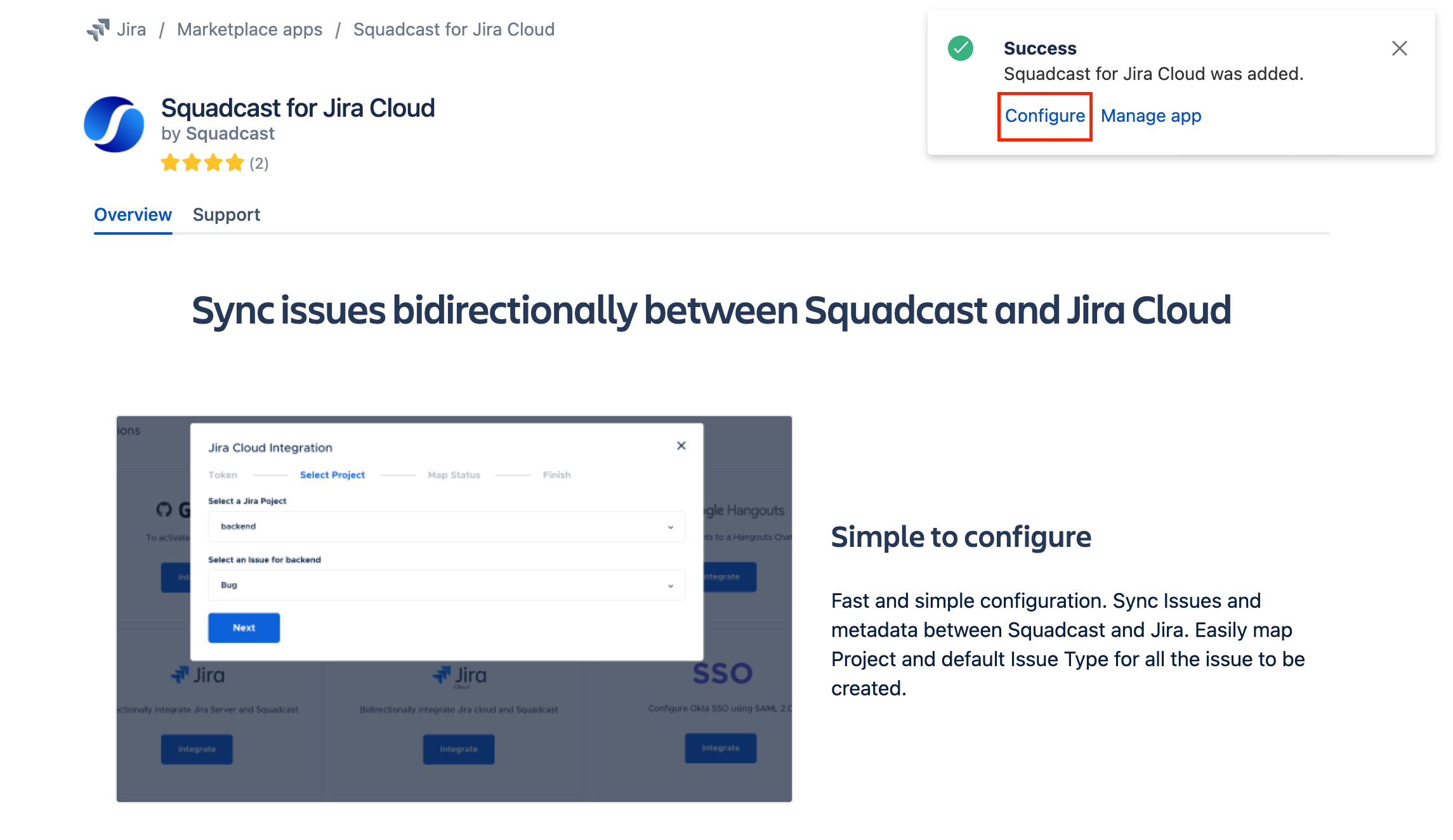 Configure Jira cloud in Squadcast