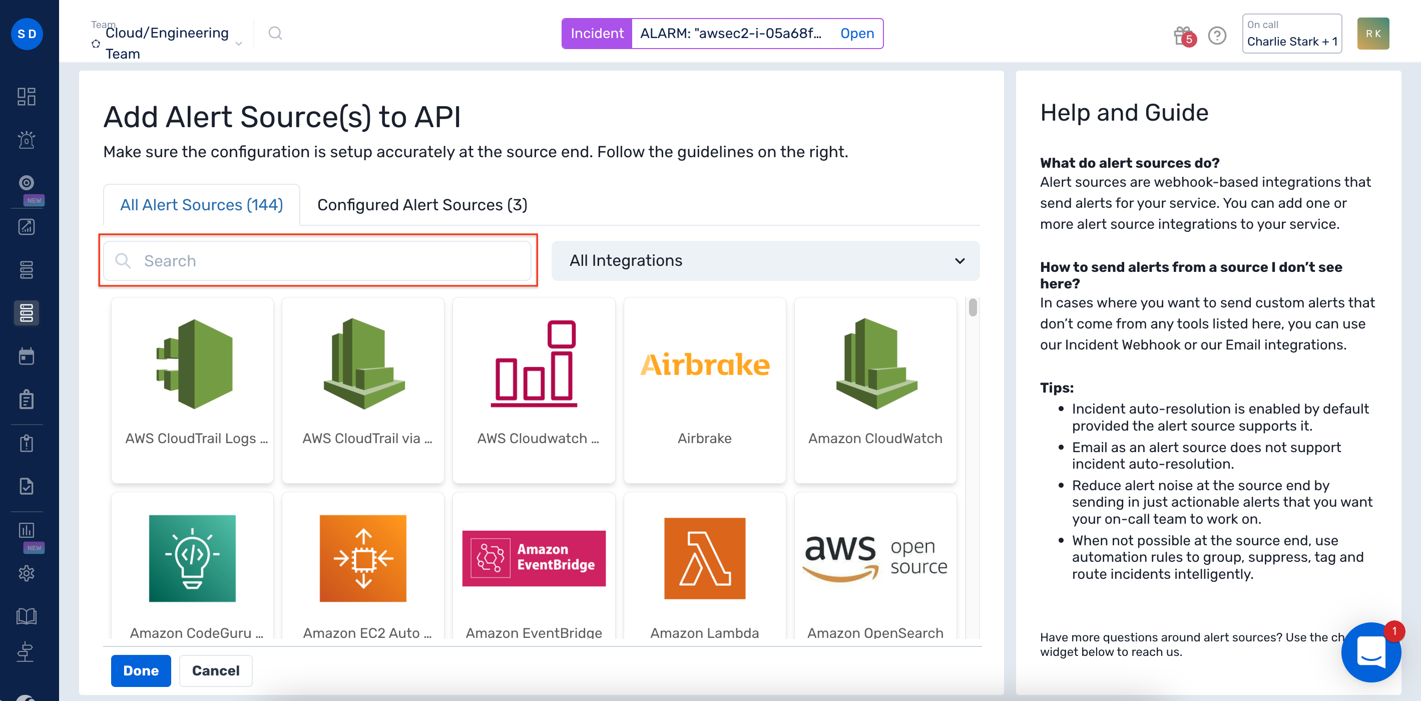 How to add an alert source integration to your Service in Squadcast