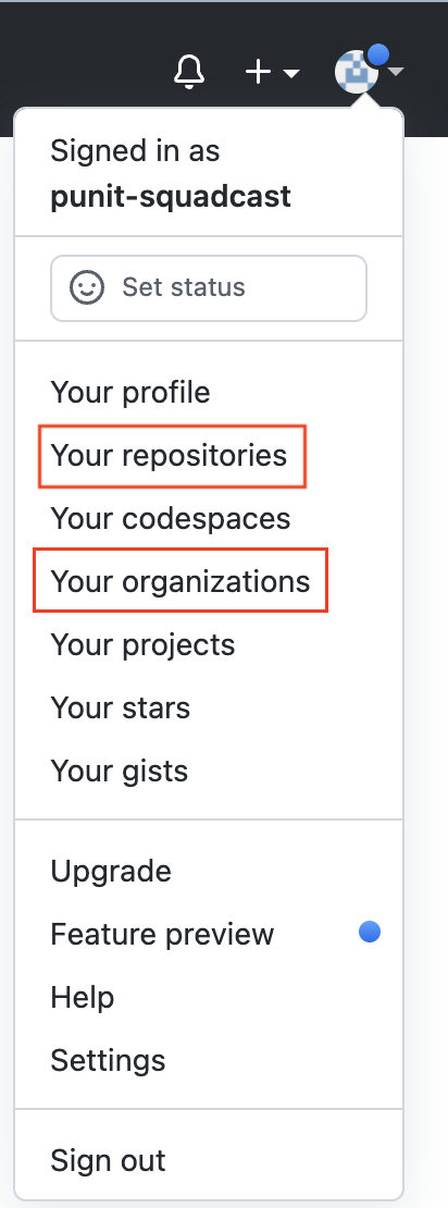 How to configure a Squadcast Webhook in GitHub