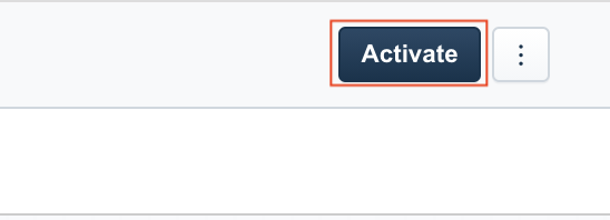 Activate the webhook