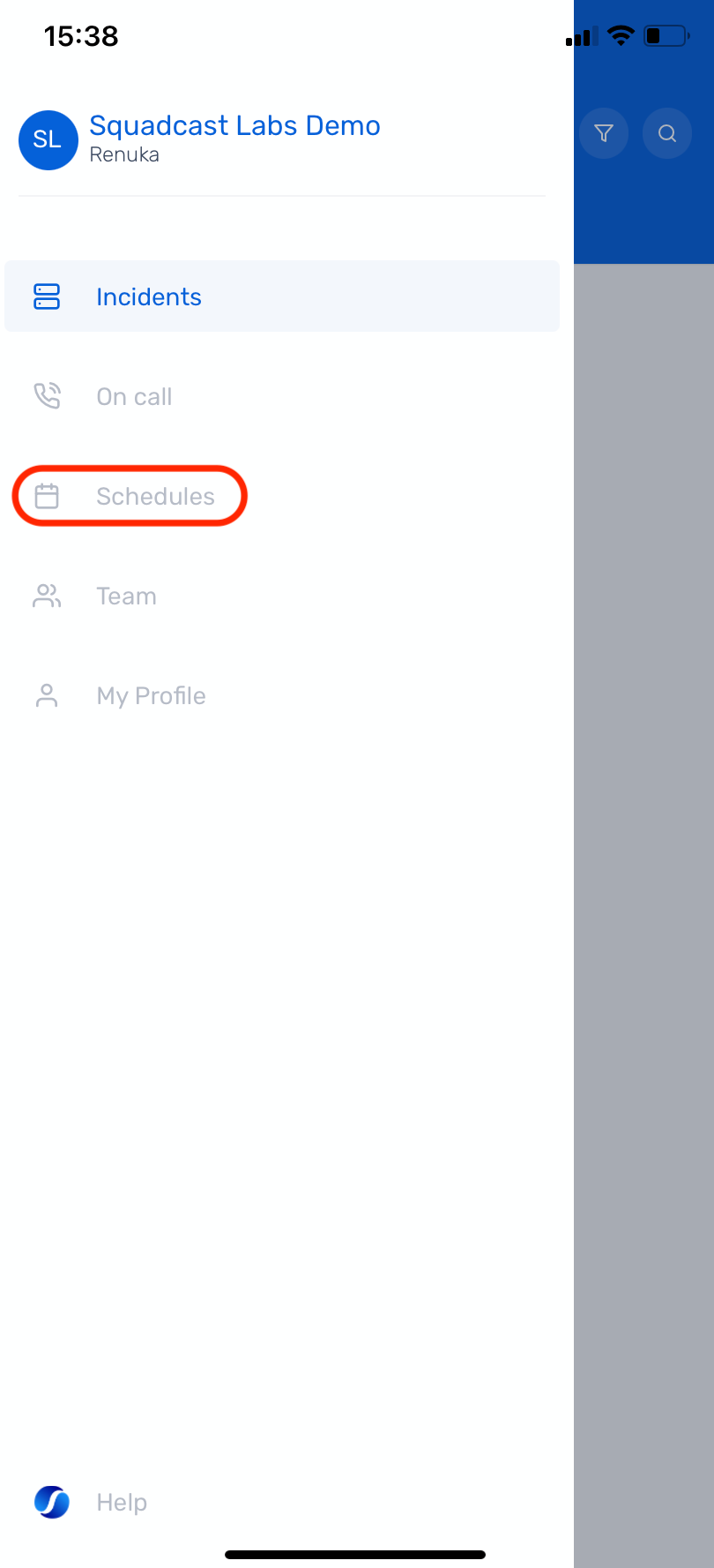 View Schedules in the Mobile App