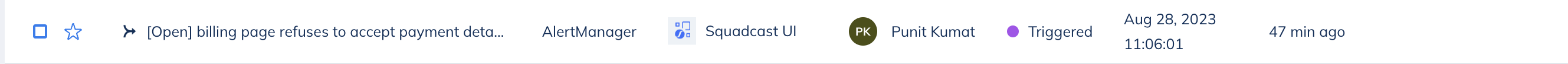 Merge Incident in Squadcast for Incident Management