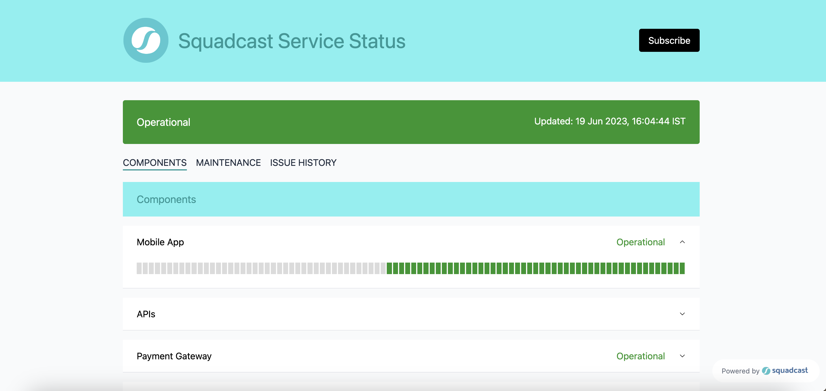 Status Page Theme